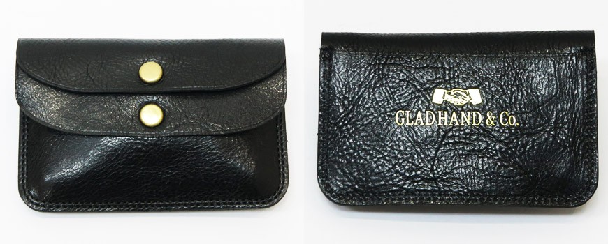 GLAD HAND（グラッドハンド） レザー ダブルフラップ コインケース