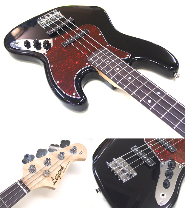 ベース 入門 初心者 セット レジェンド Legend LJB-Z/TT BK 8点セット