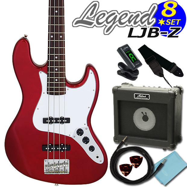 ベース 初心者 セット レジェンド Legend LJB-Z/CA 初心者入門セット8