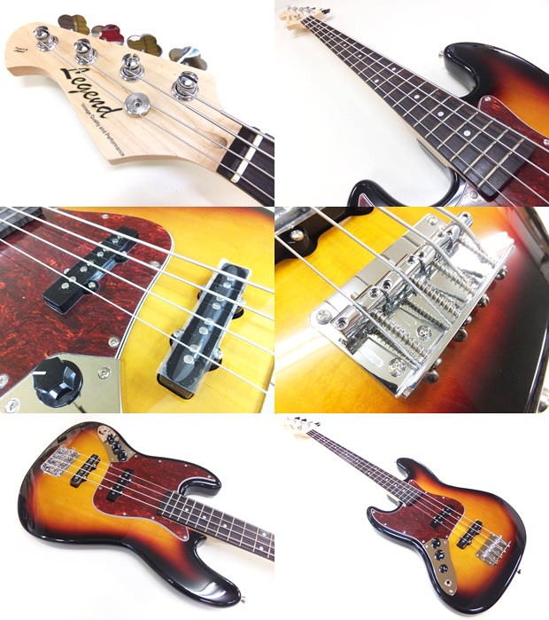 ベース 初心者 左利き Legend LJB-Z LH/TT 3TS レジェンド ZOOM B1Four