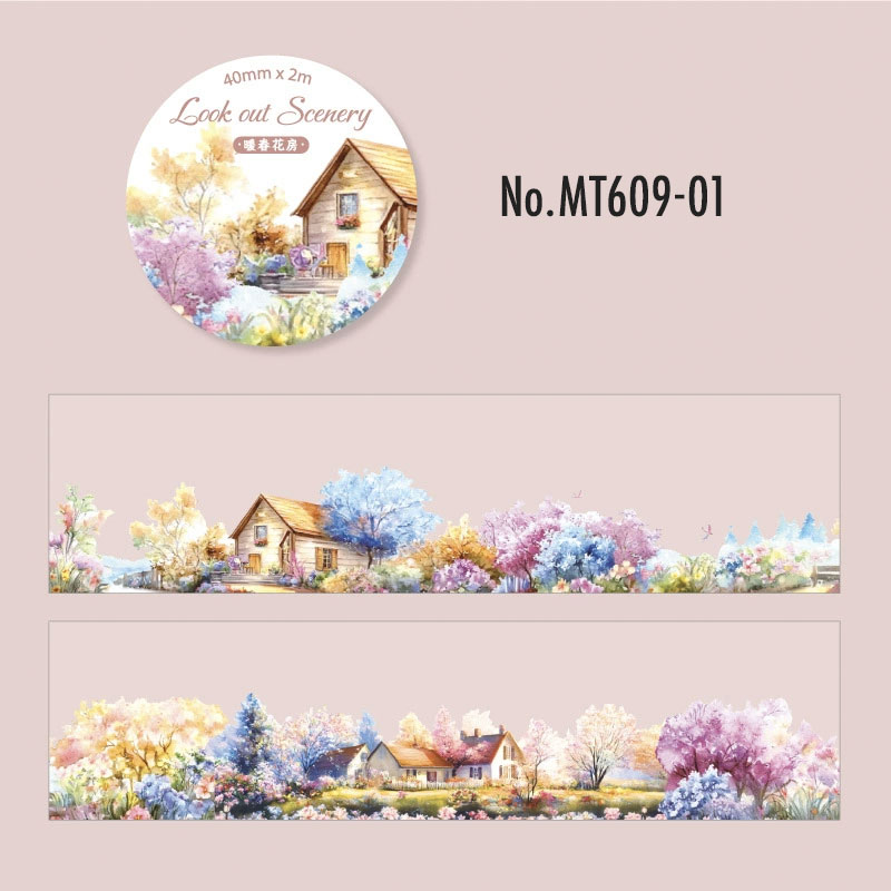 コラージュ 素材 マスキングテープ マステ 風景 背景 景色 桜 ショップ