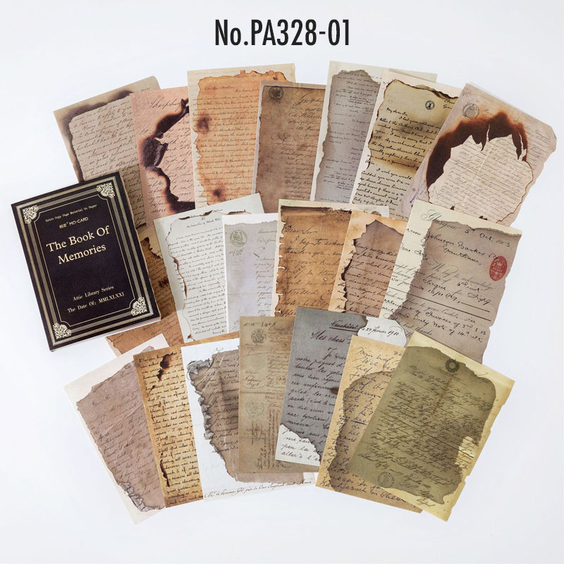 コラージュ 素材 デザイン ペーパー 英字 新聞 本 楽譜 手紙 ジャンク