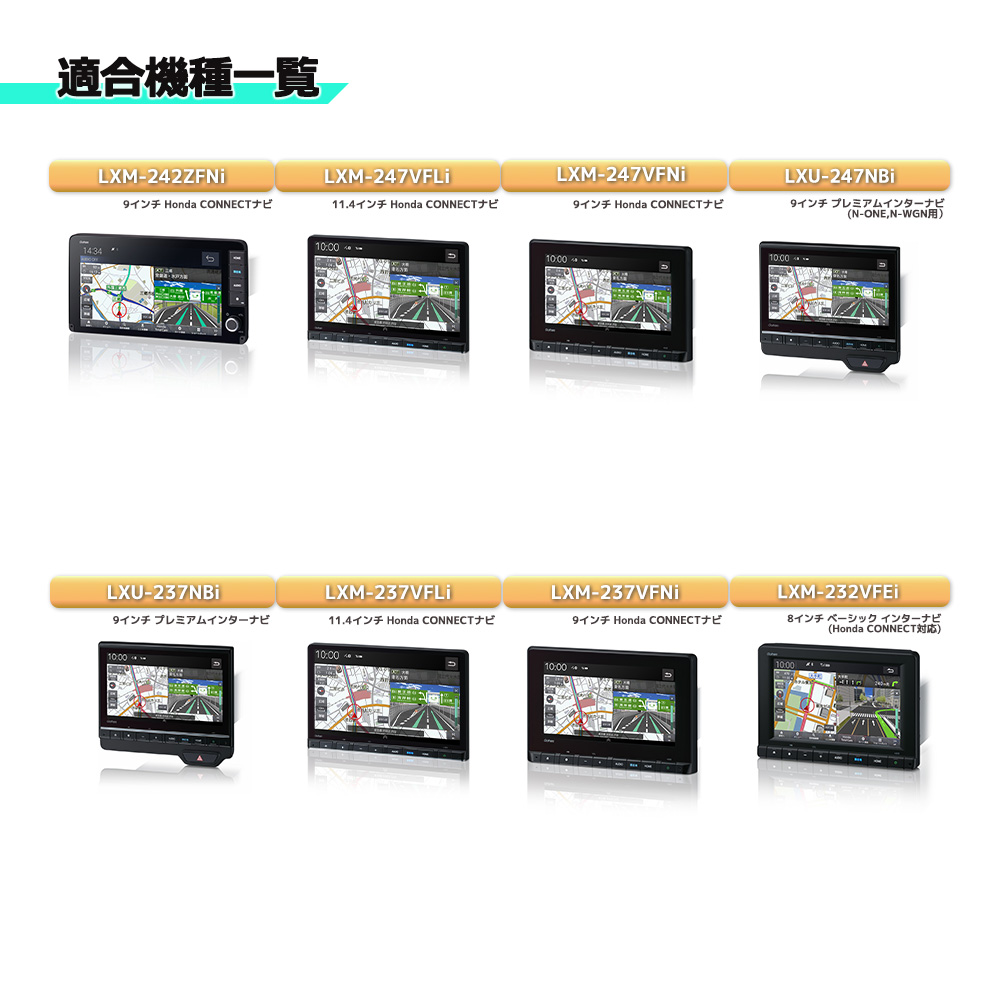 ホンダ（HONDA） VXM-245ZFEi 8インチ N-BOX JF5 JF6 N-VAN テレビ