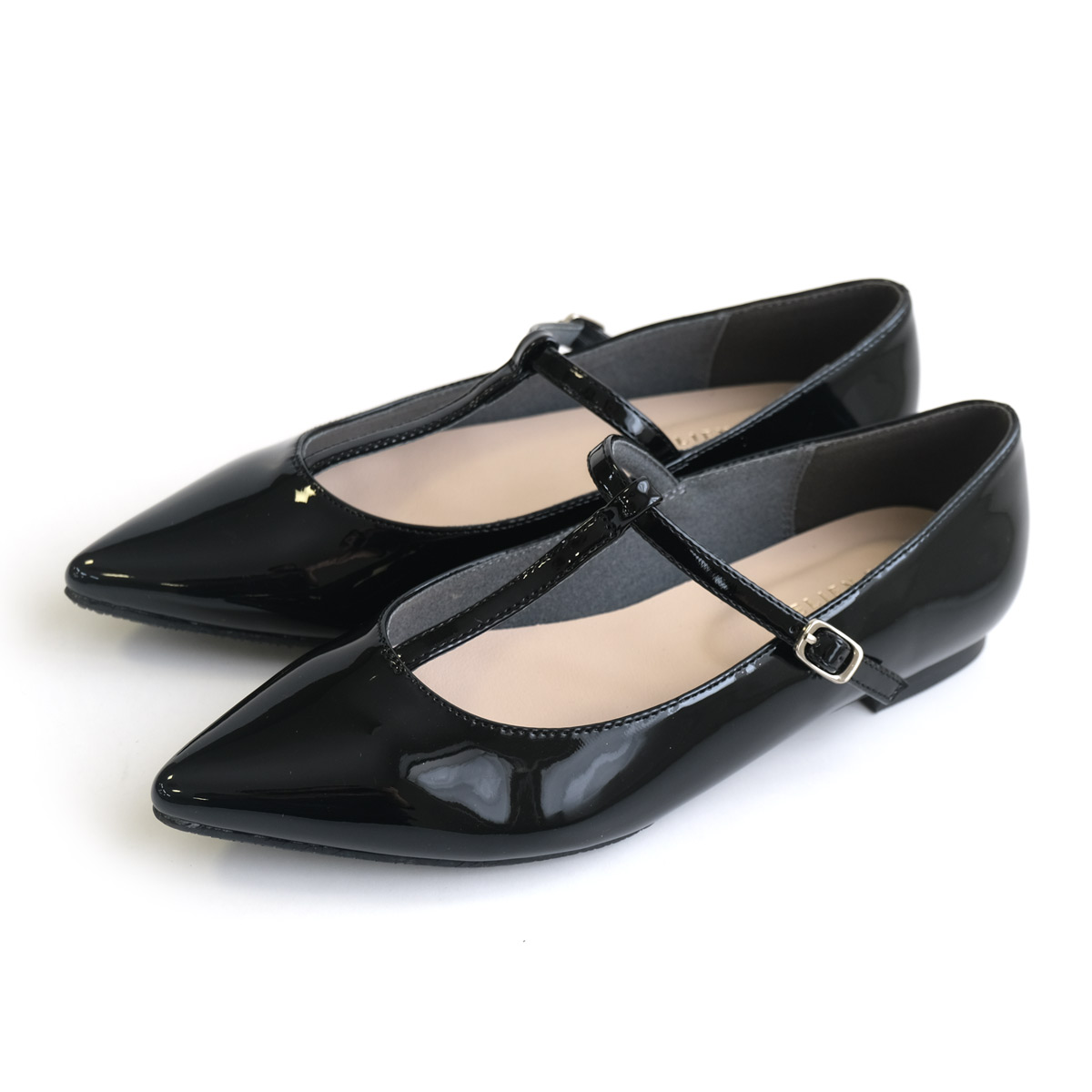 AmiAmi（アミアミ） パンプス レディース ストラップ ローヒール 歩き