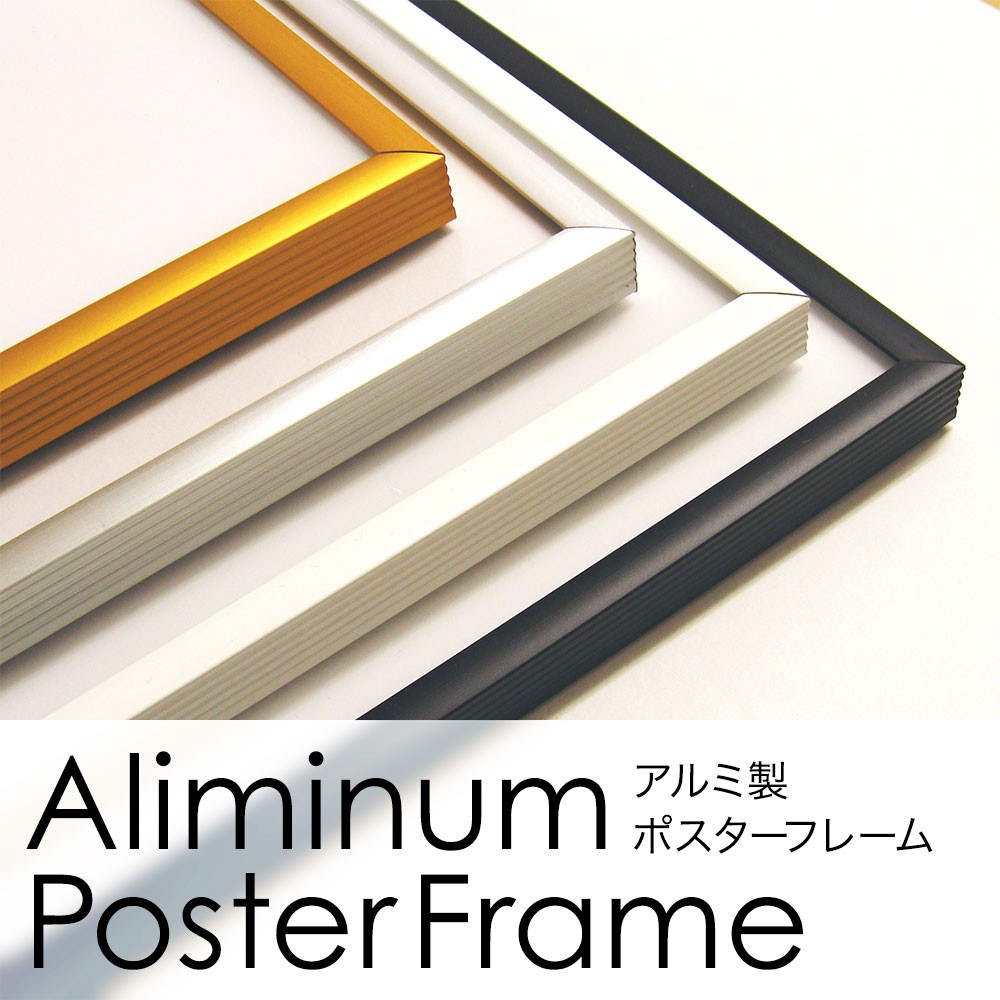 額縁 FIT FRAME【515mm × 728mm：B2サイズ】アルミ製額縁／ポスター