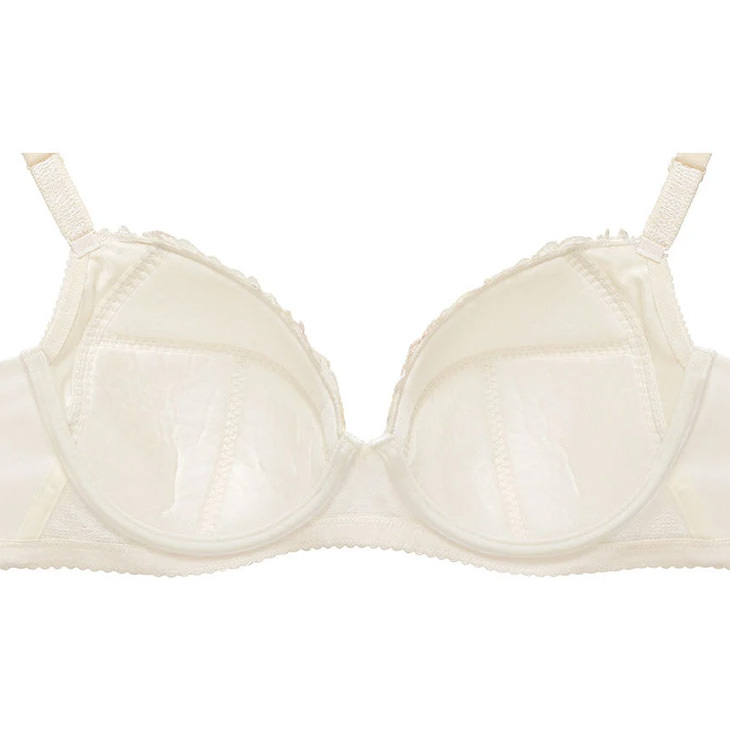 WACOAL（ワコール） ブラ 3/4カップ リボンブラ 脇高 クイーンサイズ