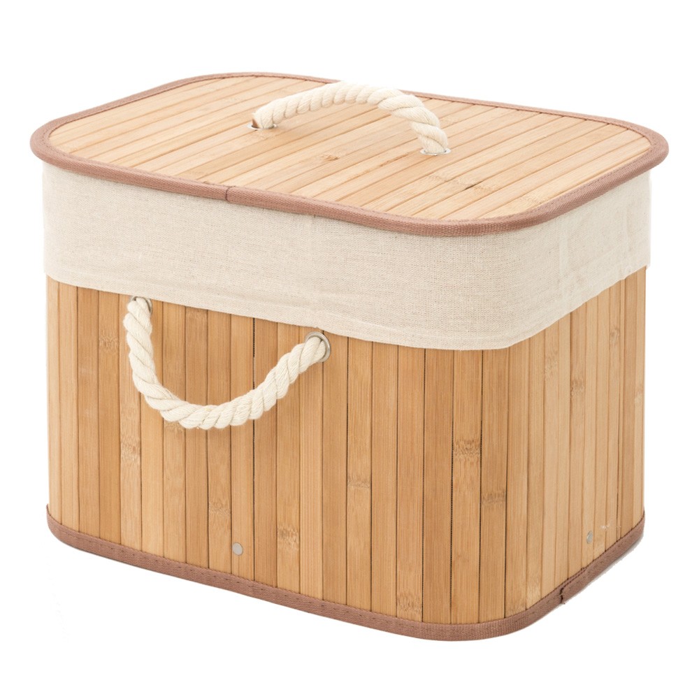 ELEMENTS 収納ケース おしゃれ バンブーバスケット 収納ボックス かご