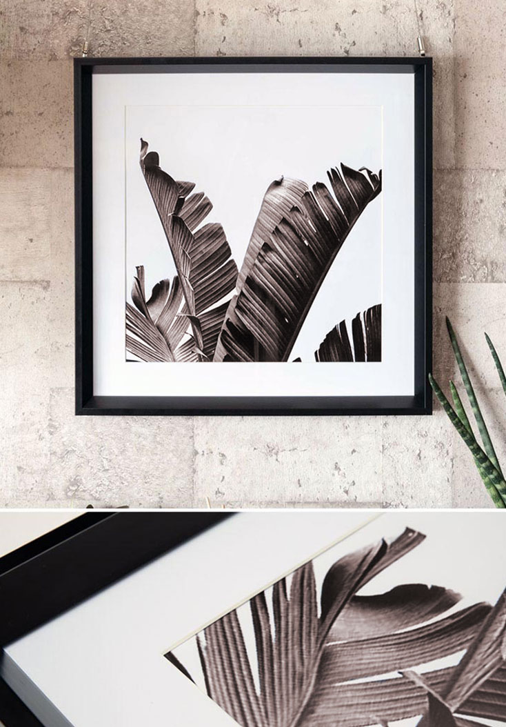 ELEMENTS 壁掛けアート アートフレーム アートパネル モノクロ