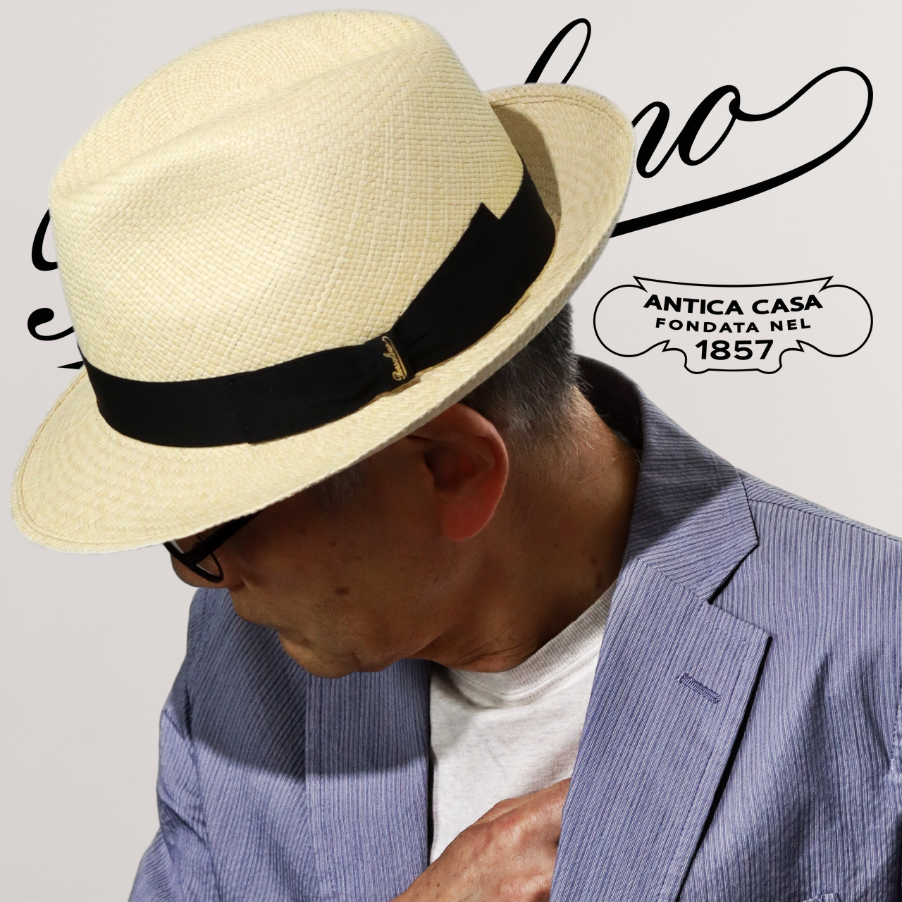 Borsalino（ボルサリーノ） パナマハット メンズ 専用箱付き