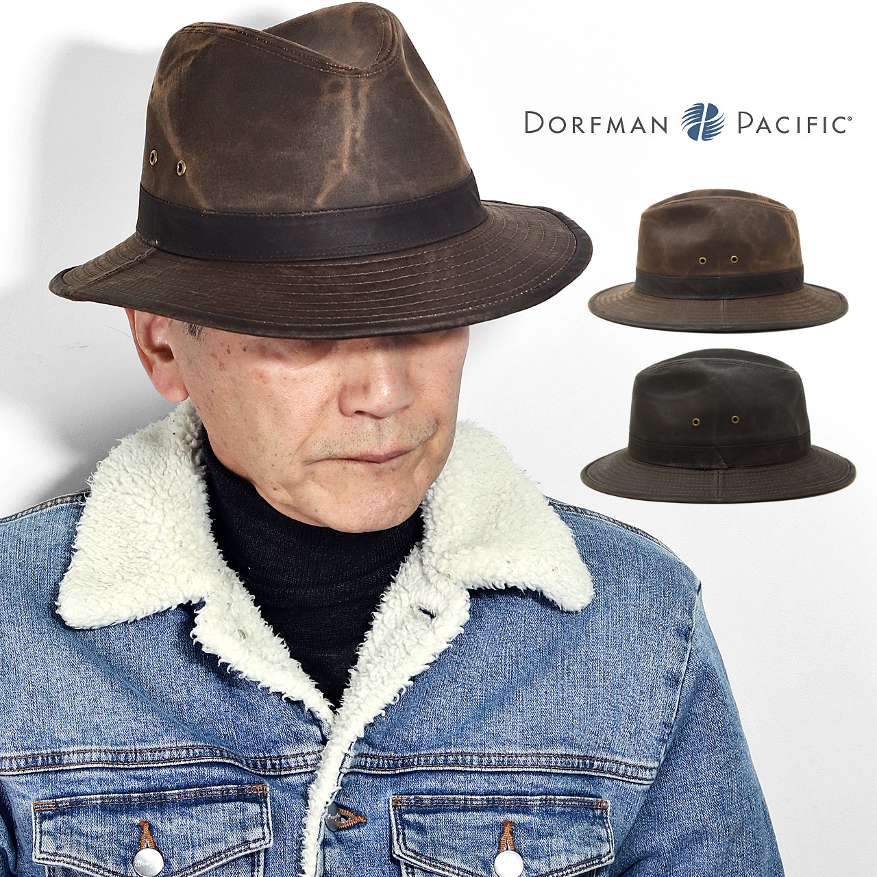 サファリハット メンズ ウェザードコットン ドーフマンパシフィック 中