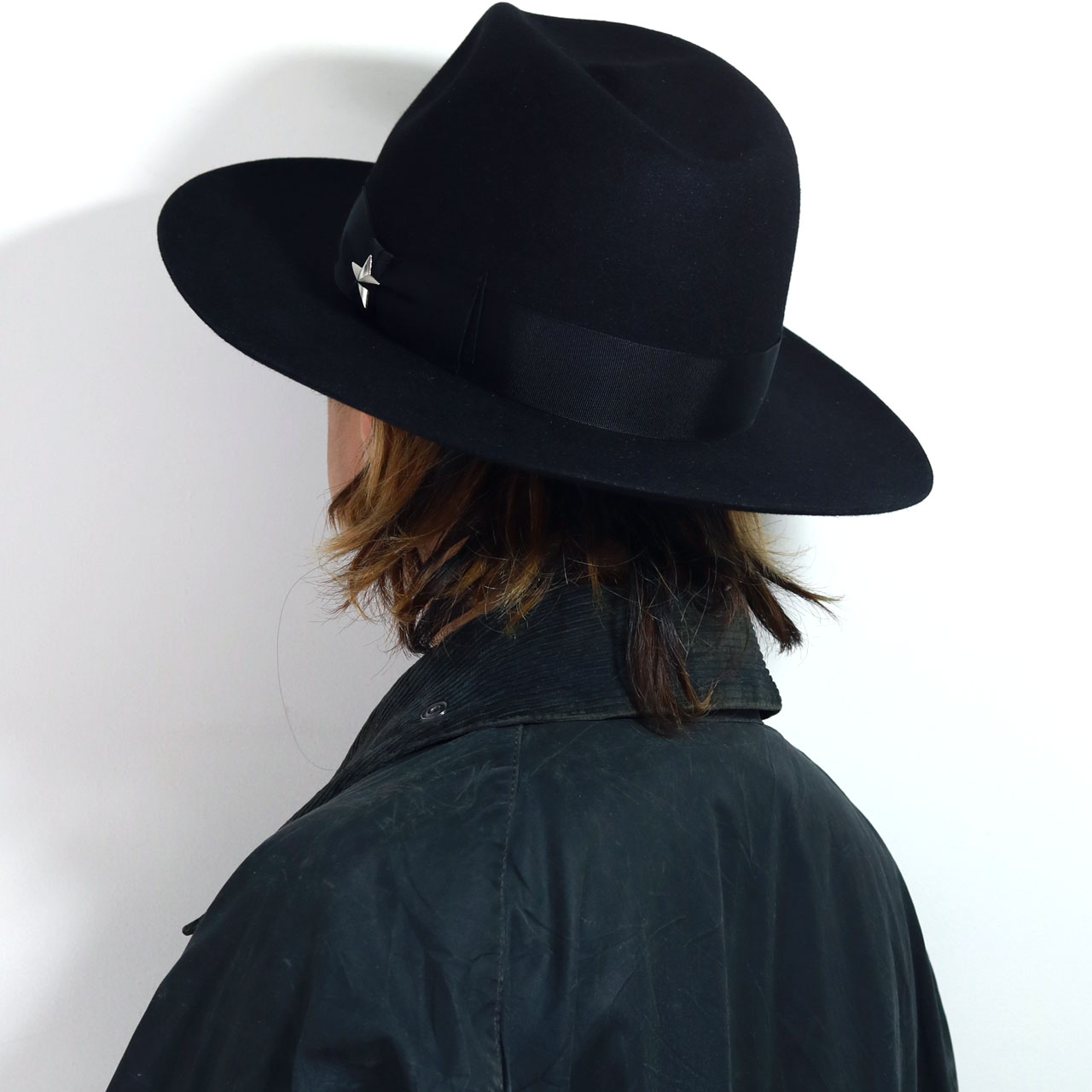 Schott N.Y.C（ショット） ウールフェルト 星 スター スタッズ ハット