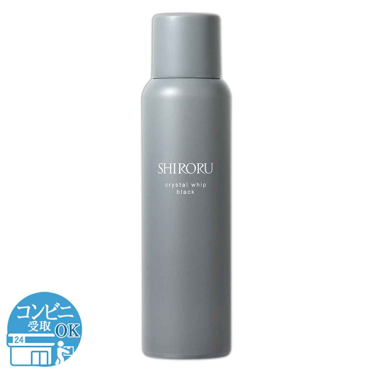 SHIRORU（シロル） クリスタルホイップ ブラック 120g 洗顔 炭酸洗顔
