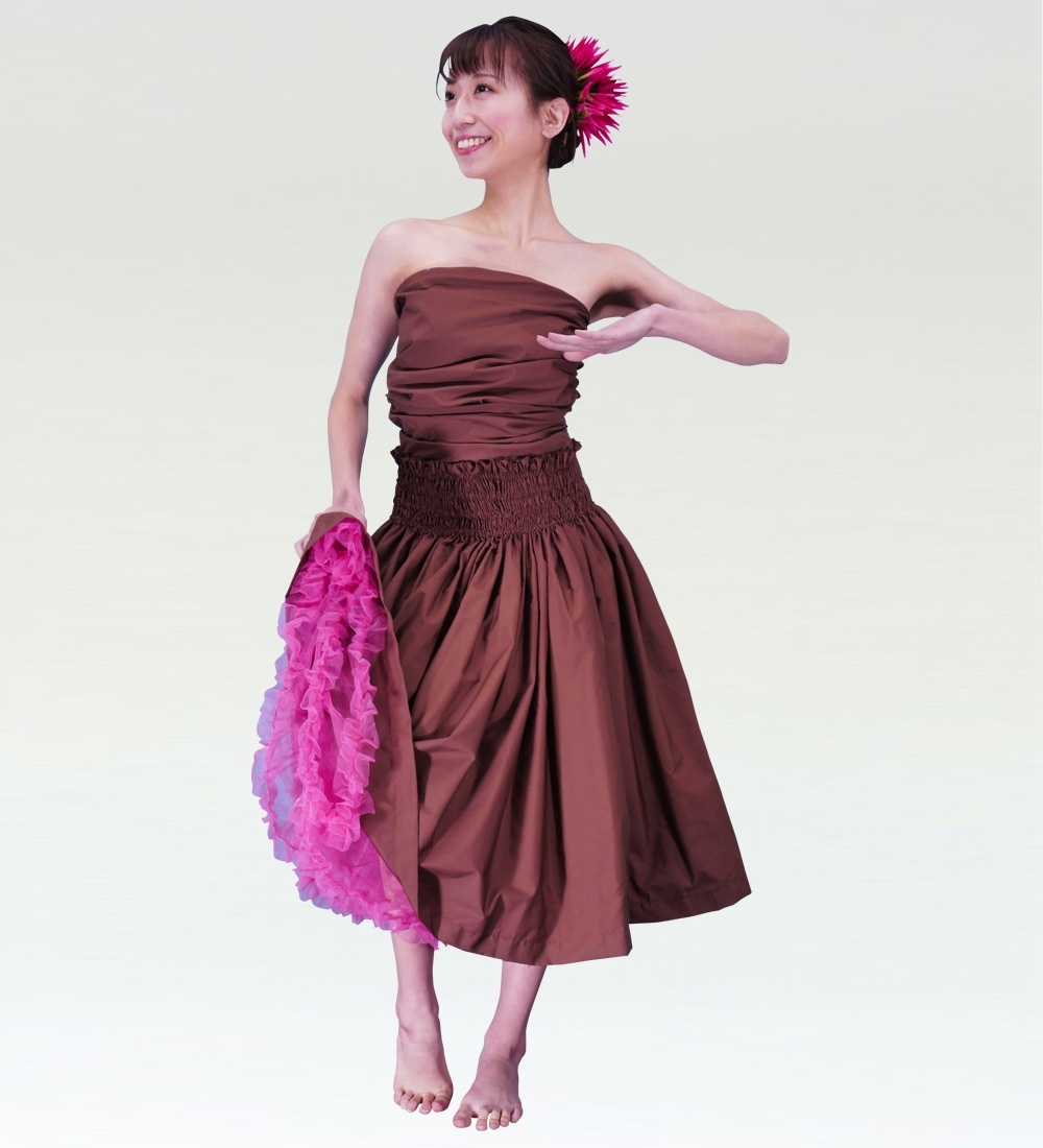 フラダンス カラーパニエ ピンク 826pi : emika - 通販 - Yahoo