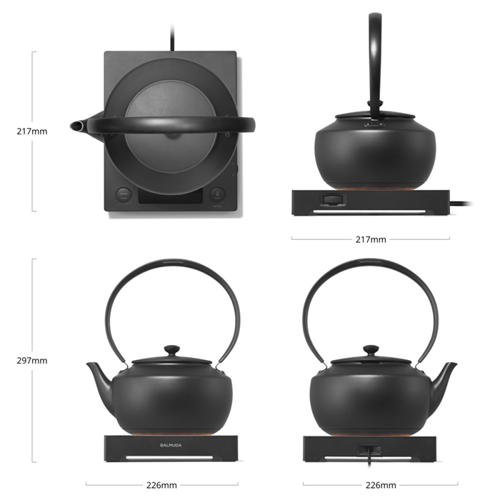 BALMUDA（バルミューダ） 温度調整機能つき電気ケトル MoonKettle