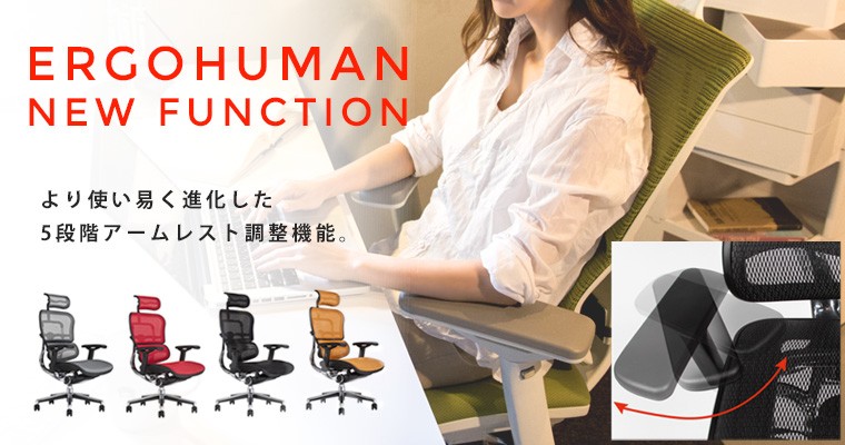 エルゴヒューマン（Ergohuman） 【旧タイプ適合】エルゴヒューマン