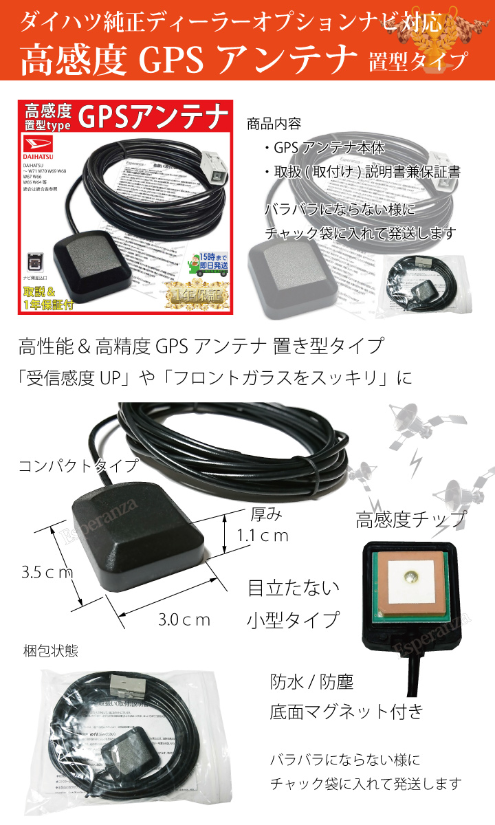 Panasonic（パナソニック） 【 GPSアンテナ パナソニック'15 ナビ対応