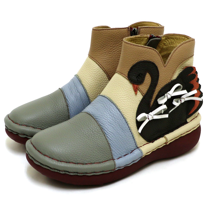 送料無料 ブーツ エスタシオン ショートブーツ 靴 レディース estacion