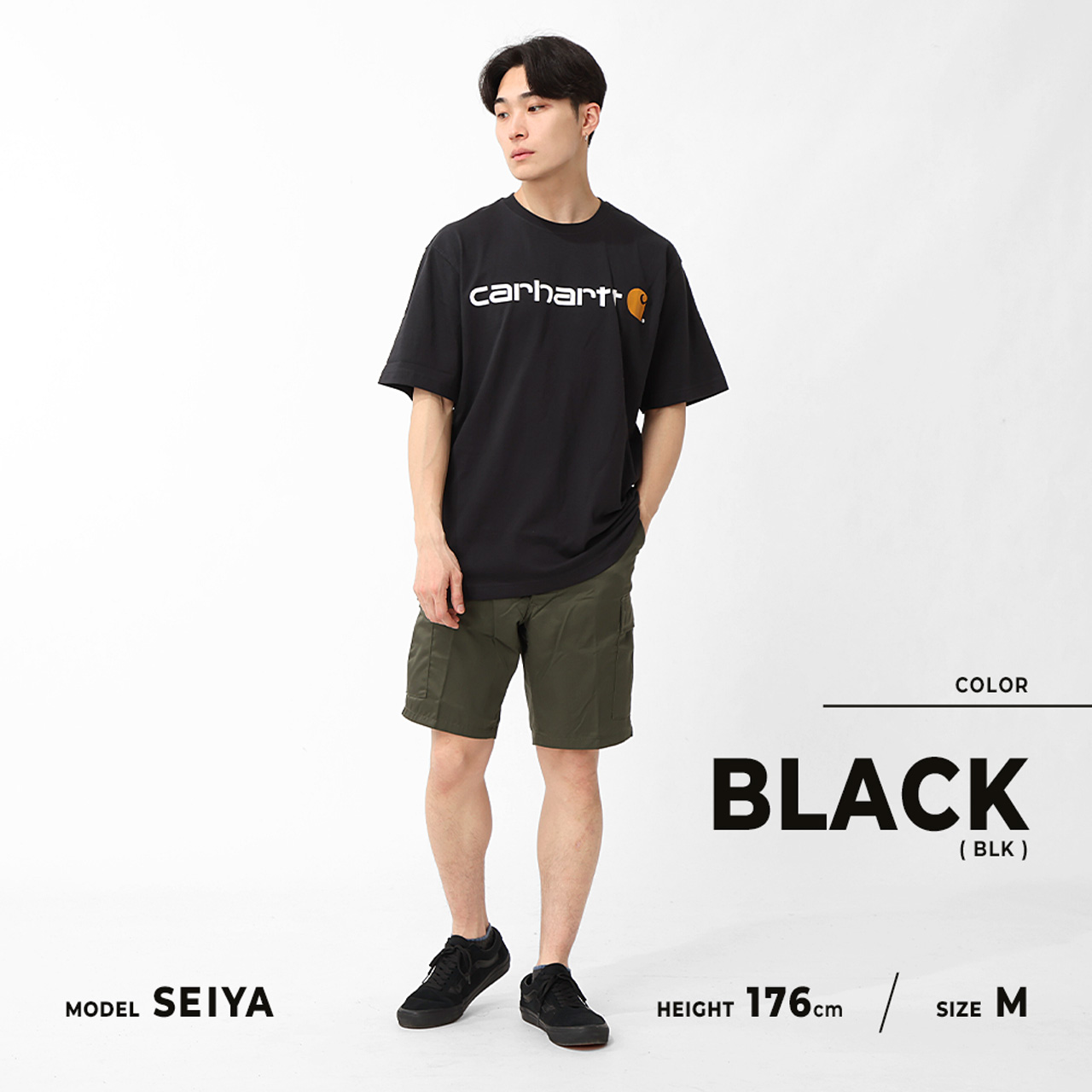 Carhartt（カーハート） Tシャツ 半袖 メンズ 厚手 K195 USAモデル