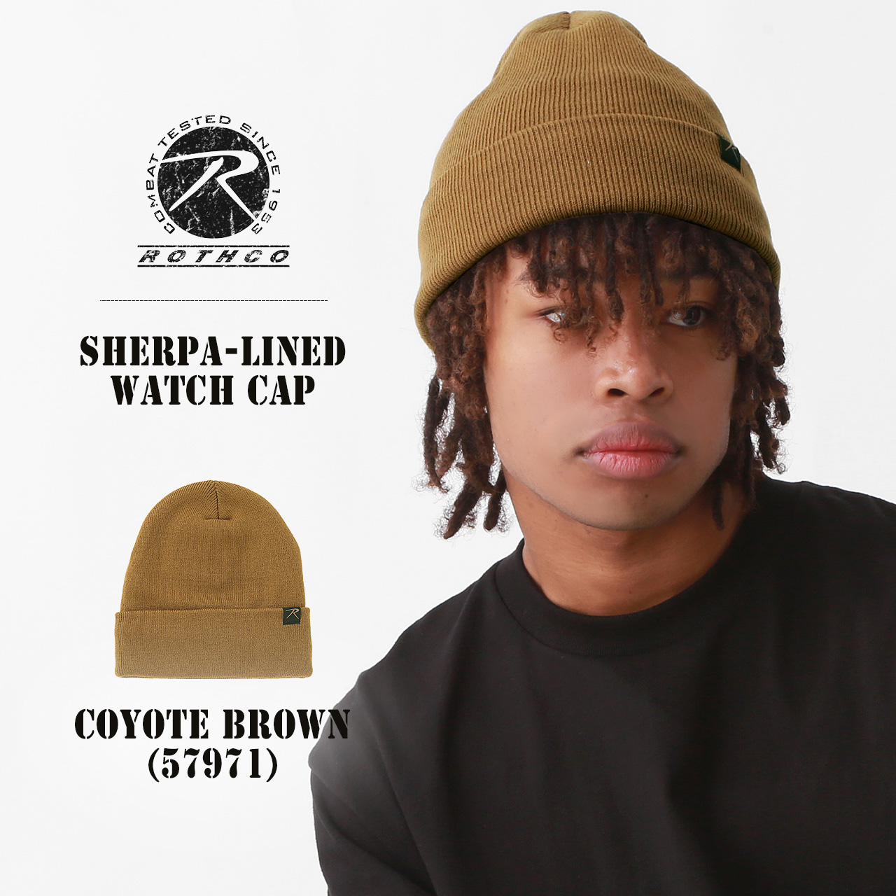 ROTHCO（ロスコ） ニットキャップ ニット帽 メンズ ブランド 帽子 冬