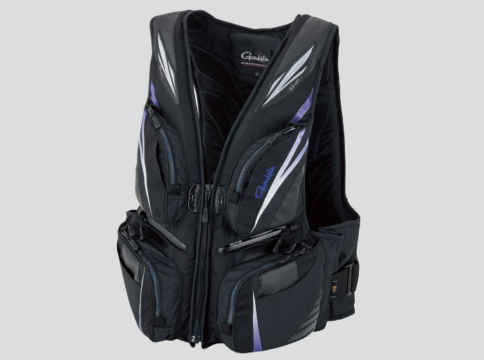 Gamakatsu（がまかつ） フローティングベスト ブラック×ゴールド GM