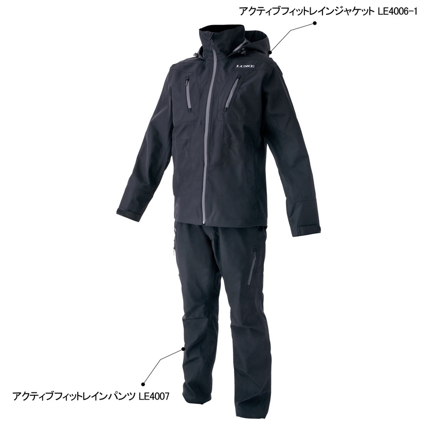 LUXXE がまかつ/ラグゼ アクティブ フィットレインジャケット LE-4006