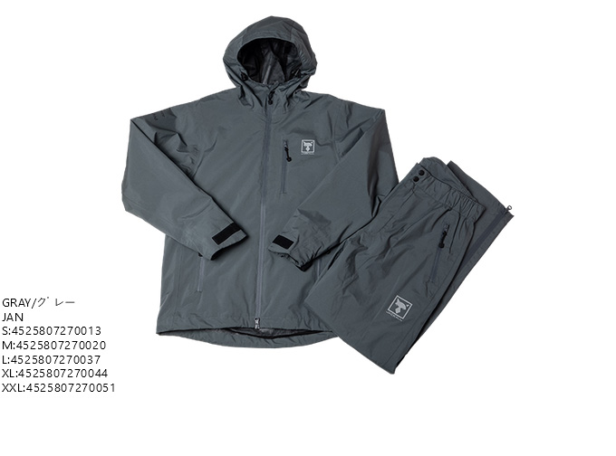 JACKALL（ジャッカル） RFジャケットセットアップ (ブラック／M