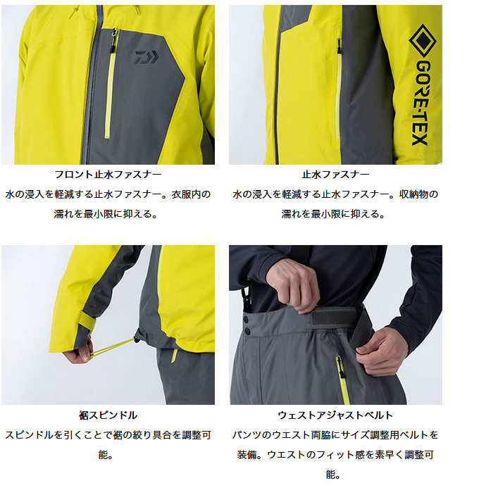 DAIWA（ダイワ） DW-1921 (ブラック) ゴアテックス プロダクト