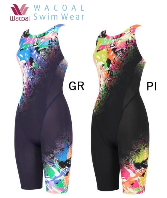 ワコールスイムウェア シェイプアップ オールインワン水着 SFR400