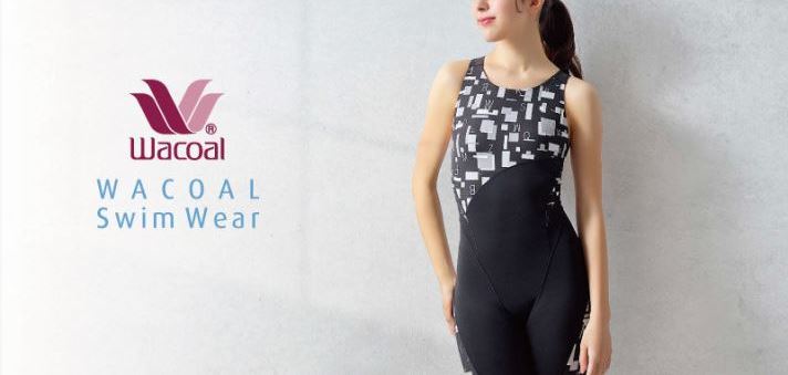 ワコールスイムウェア シェイプアップ オールインワン水着 SFR532