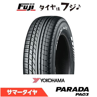 PARADA PA03 YOKOHAMA ヨコハマ ホワイトレター 215/65R16 109/107S 夏
