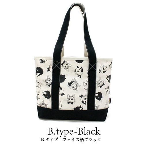 トートバッグ レディース 布 キャンバス 日本製 a4 ねこ 猫 カジュアル