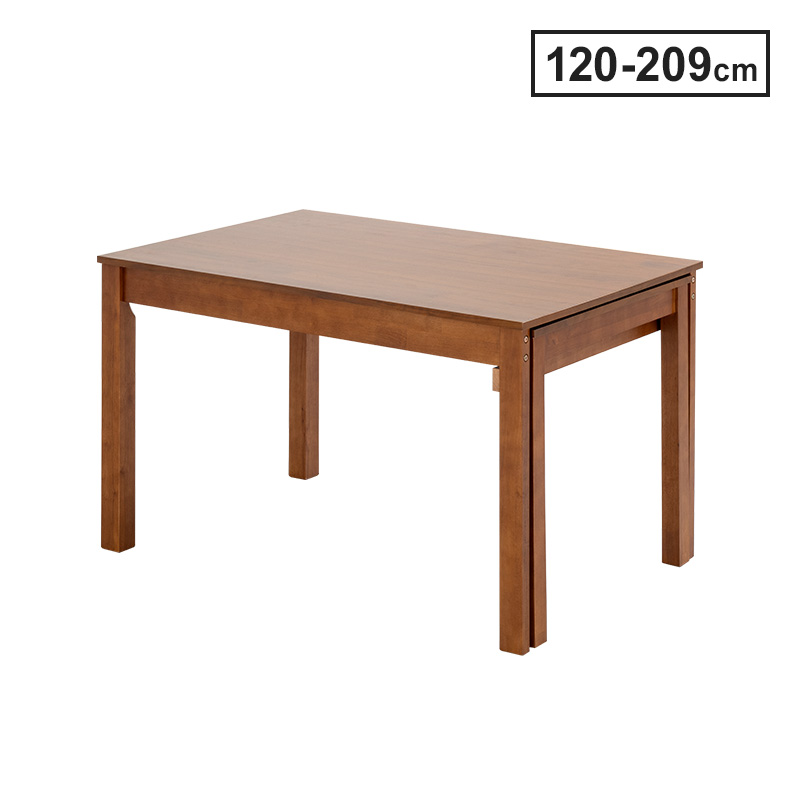MINT W120伸縮式ダイニングテーブル 単品 伸張式 幅120 ダイニング 6人