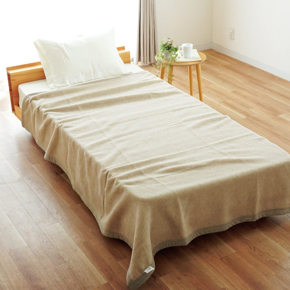 西川（nishikawa） カシミヤ入りウール毛布 シングル 日本製 洗える