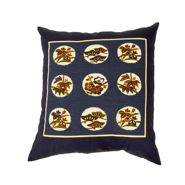 座布団カバー 4枚セット set 銘仙判（55×59cm） 綿100％ 日本製 業務用