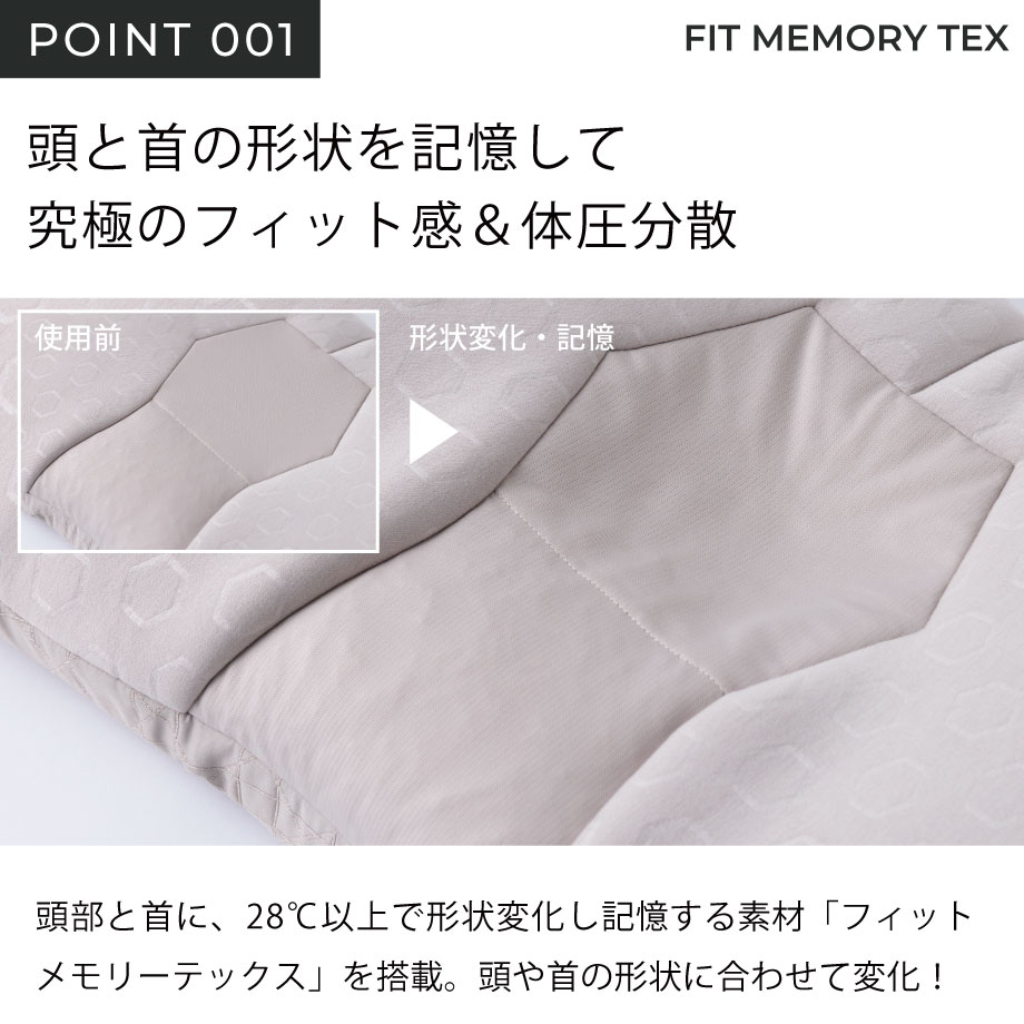 じぶんまくら 枕 肩こり 43×70cm プレミアム じぶんチャージ 首コリ 体