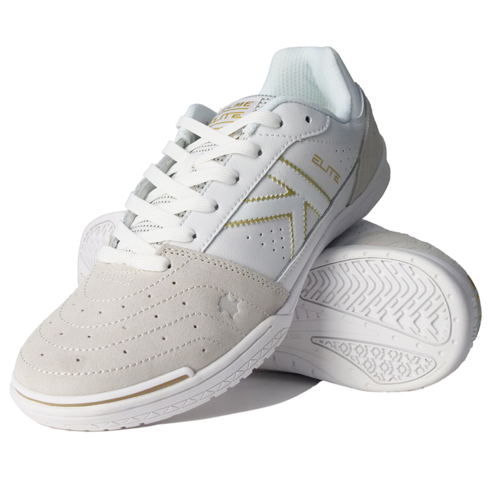 KELME_ケルメ フットサルシューズ ELITE WHT_GLD : RODA Yahoo!店