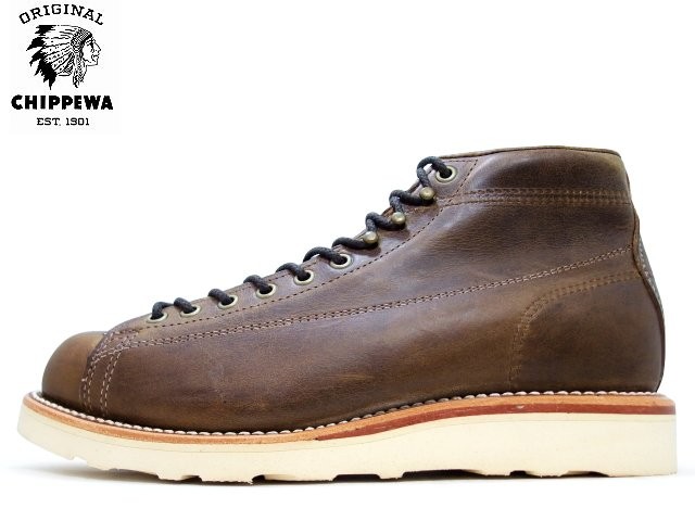 CHIPPEWA（チペワ） モンキーブーツ ブラック レーストゥトゥ 5