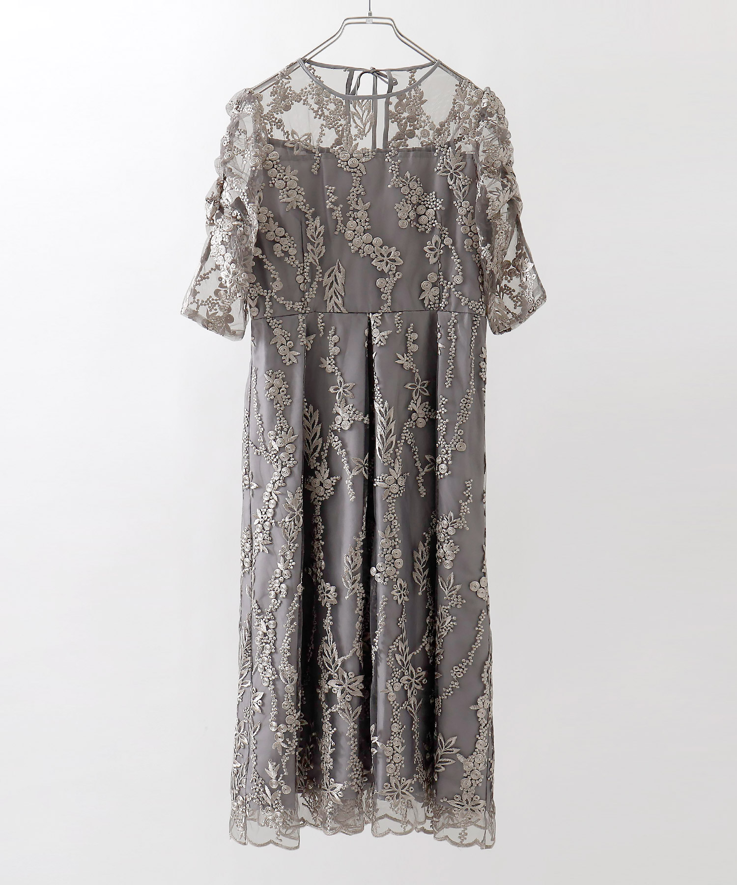 niana（ニアナ） 結婚式 ワンピース パーティードレス 刺繍 レース