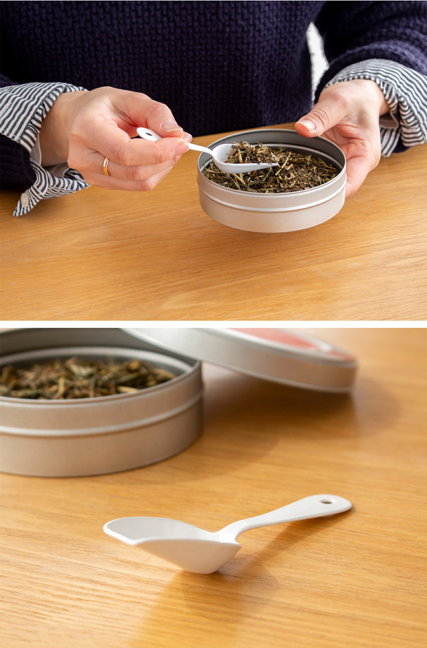 3/8はポイント10倍／ ミニスコップ 琺瑯 ホーロー カトラリー Blanc