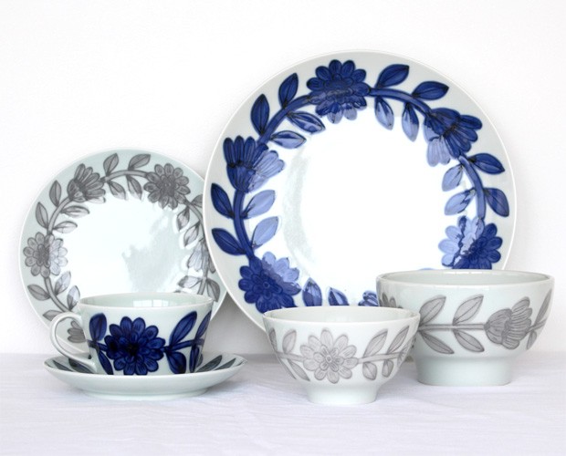 3/8はポイント10倍／ 波佐見焼 西山窯 daisy デイジー プレート 22cm