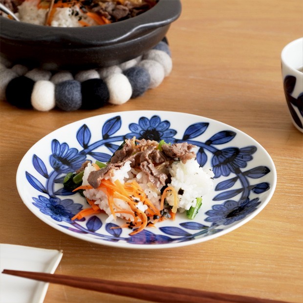 3/8はポイント10倍／ 波佐見焼 西山窯 daisy デイジー プレート 18cm