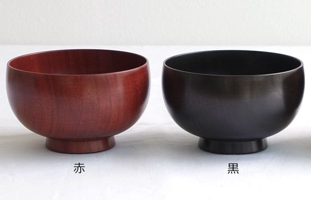 3/5はポイント10倍／ SHIRASAGI しらさぎ椀 M お椀 漆黒 漆赤 2個