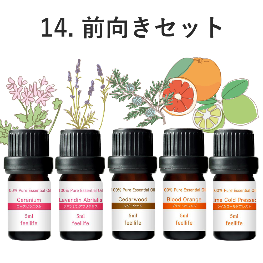 feellife アロマオイル 精油 選べる セット 5ml 5本