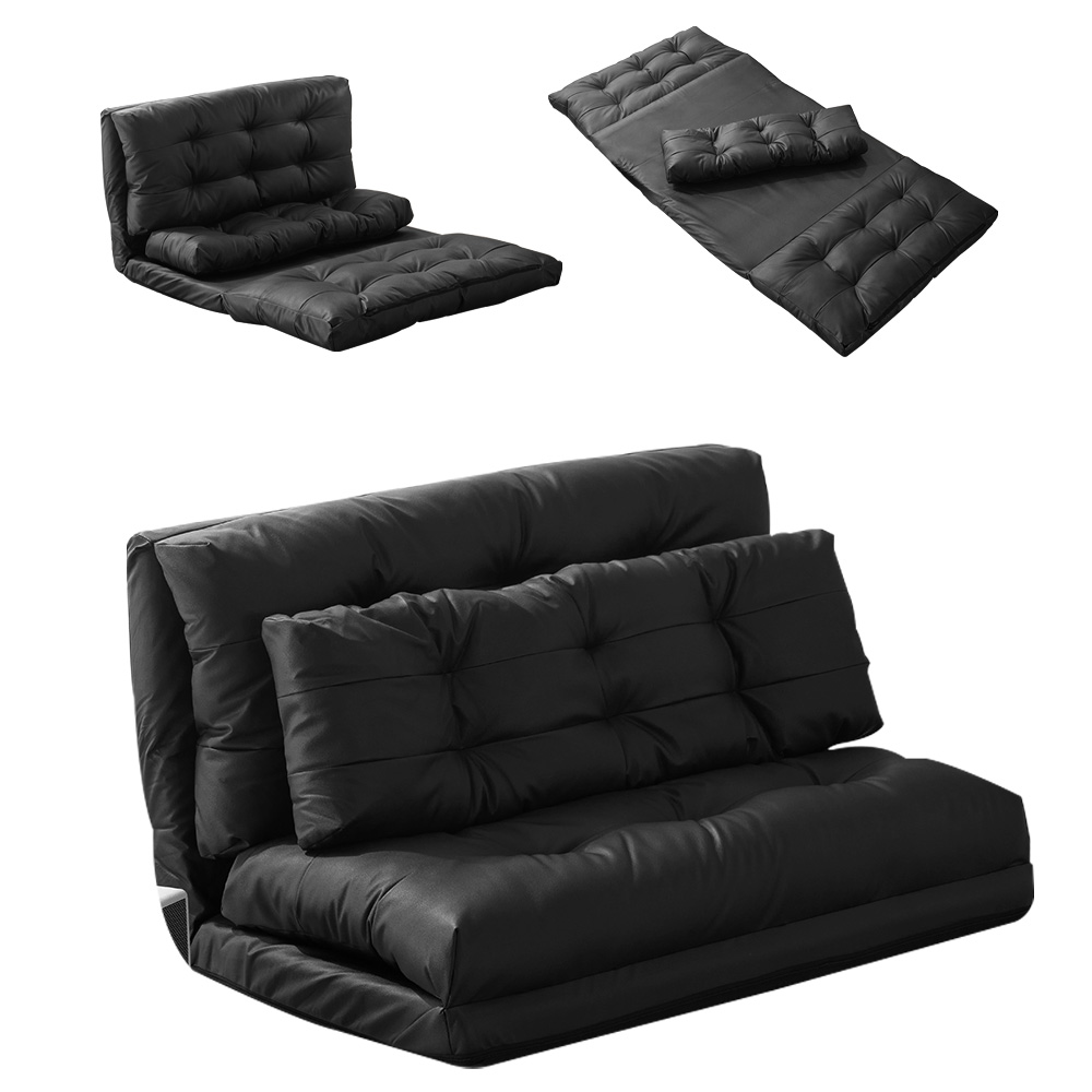 ソファーベッド ローソファー 2人掛け マルチに使える 3WAY 幅108cm 6