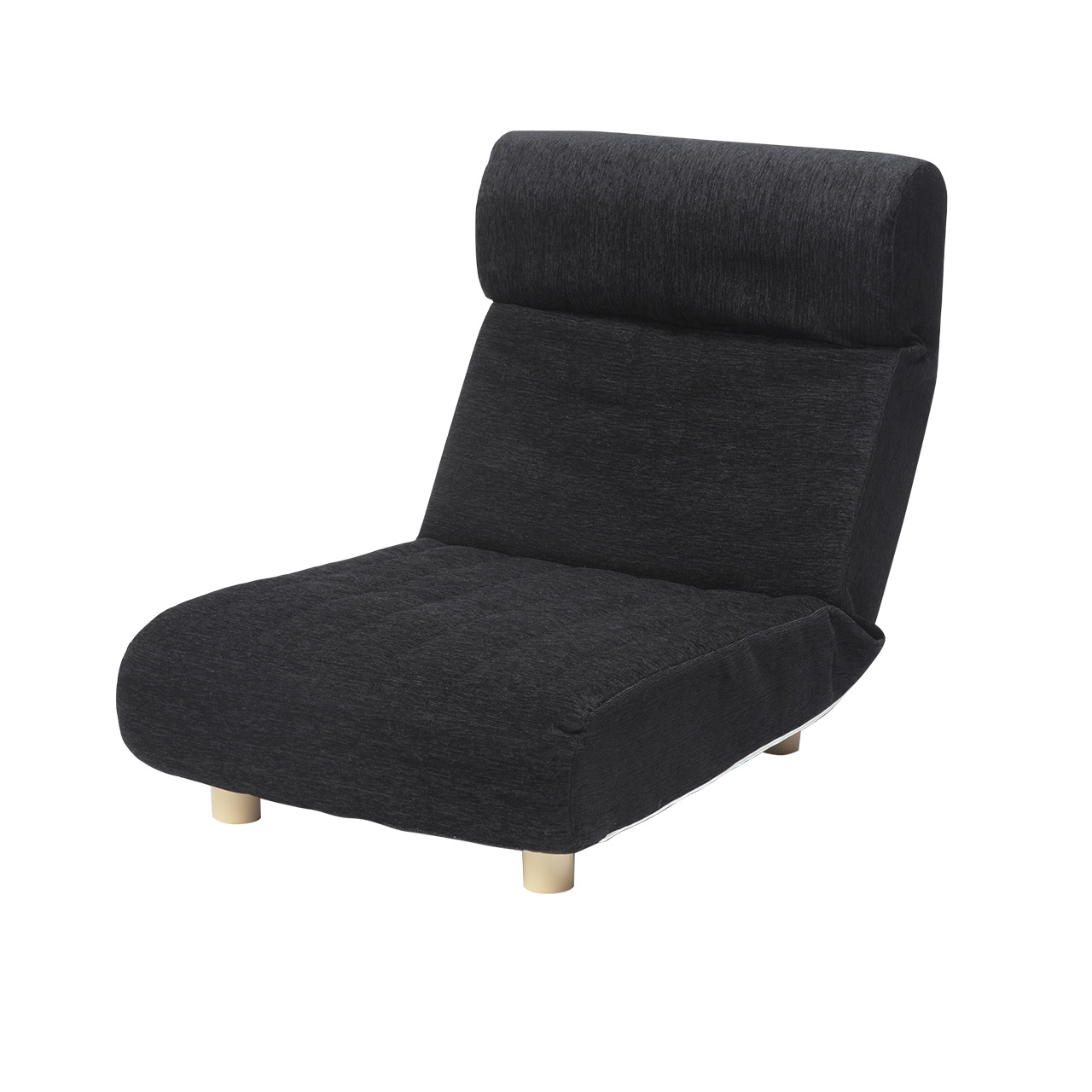 フロアソファー 一人掛け 低反発 低反発ハイバックローソファー