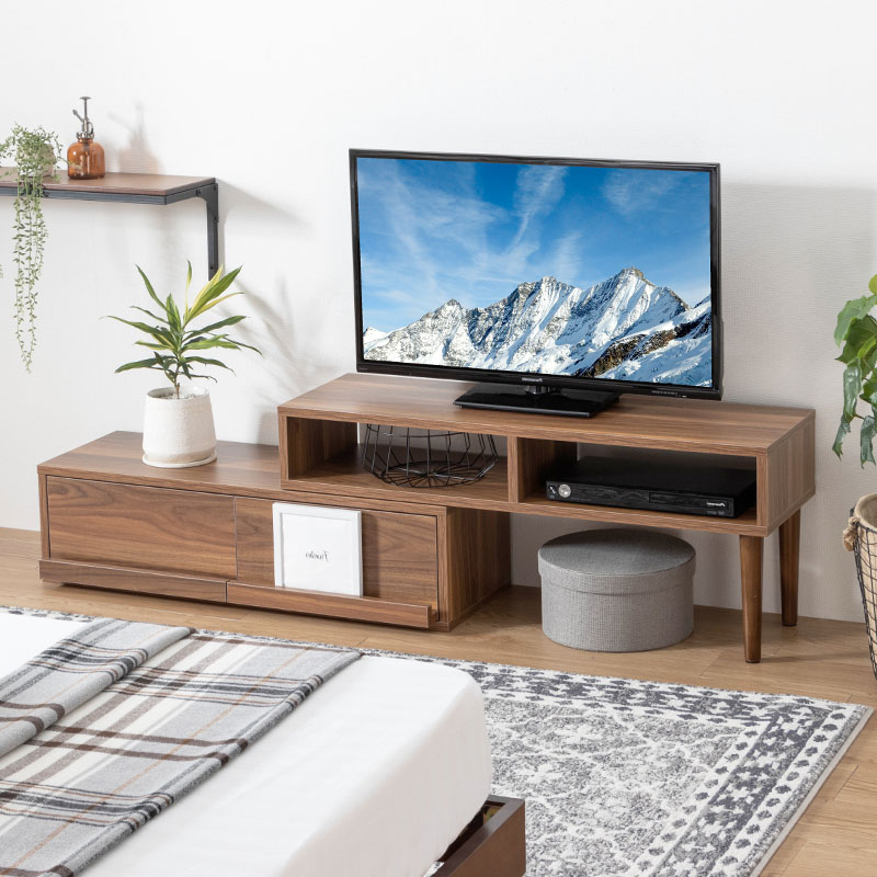 MINT テレビ台 テレビボード コーナー ローボード 伸縮 幅96 おしゃれ
