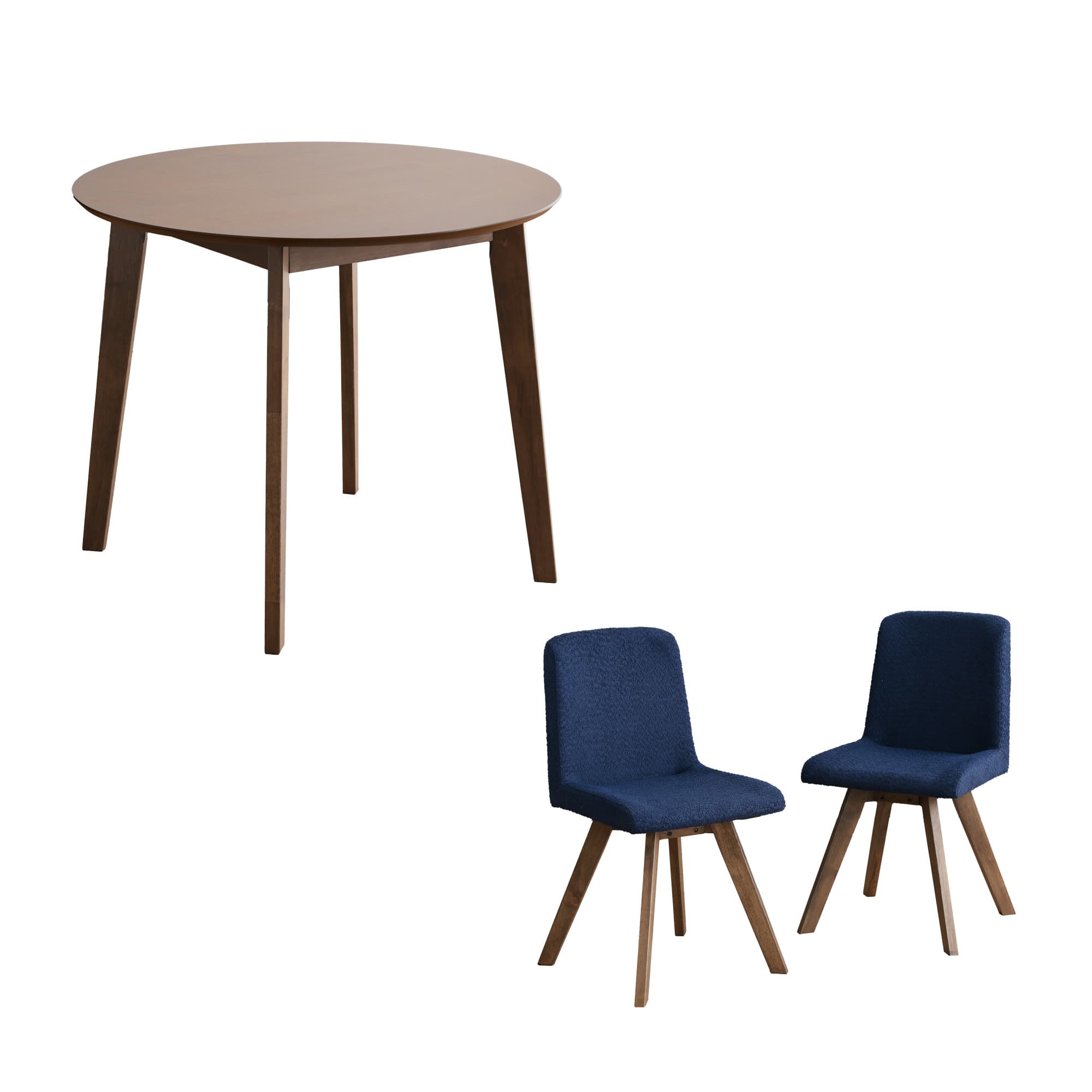 VENTOTA ダイニングテーブルセット 2人 ダイニング3点セット 2人用 幅