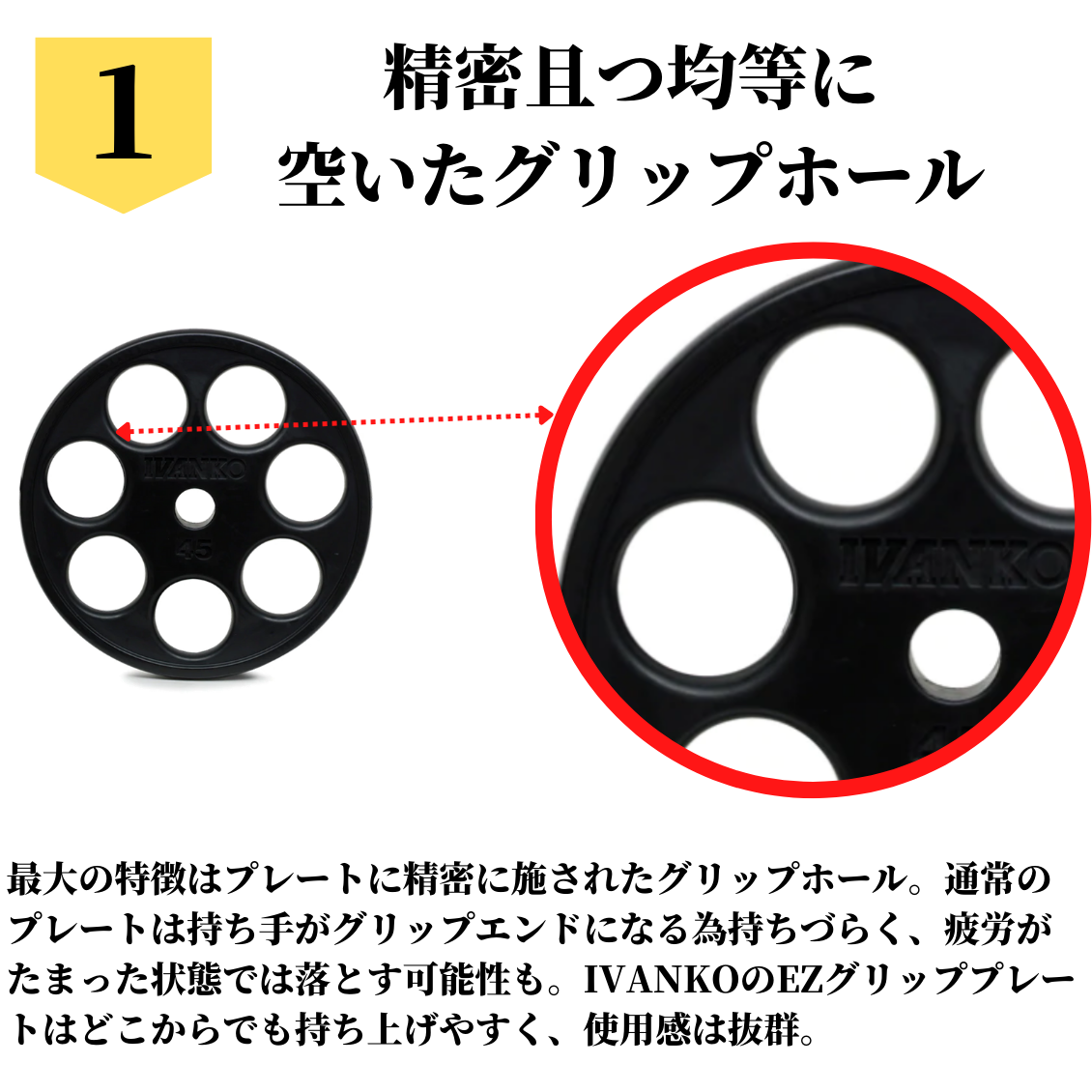 日本総代理店 Φ50mm 20kg バーベルプレート IVANKO イヴァンコ