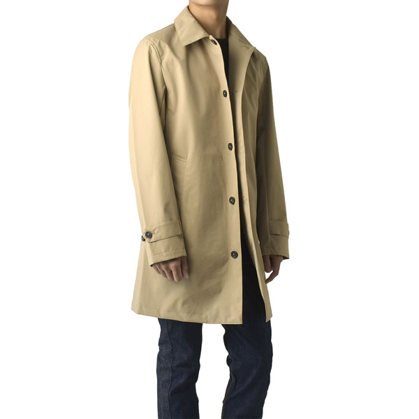 FLAG ON CREW 耐水圧20000mm 撥水 防風 透湿 ステンカラーコート