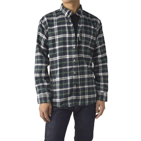 FIRST DOWN（ファーストダウン） シャツ メンズ 長袖 ネルシャツ